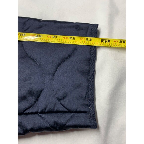 NWT J.Crew Collection Quilted Cocoon Coat Primaloft® Sz XXL Navy Sherpa Collar - Picture 6 of 14